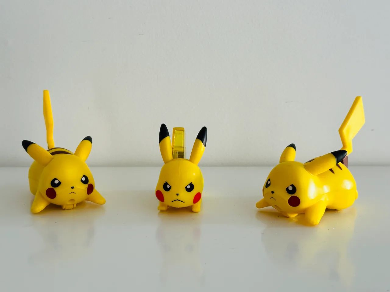 Coleção Pikachus 3 unidades