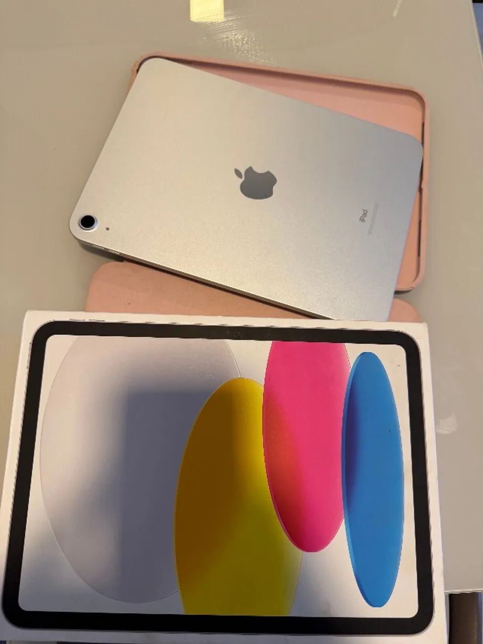 Apple Ipad 10 prata pouco usado + caneta + capa + carregador