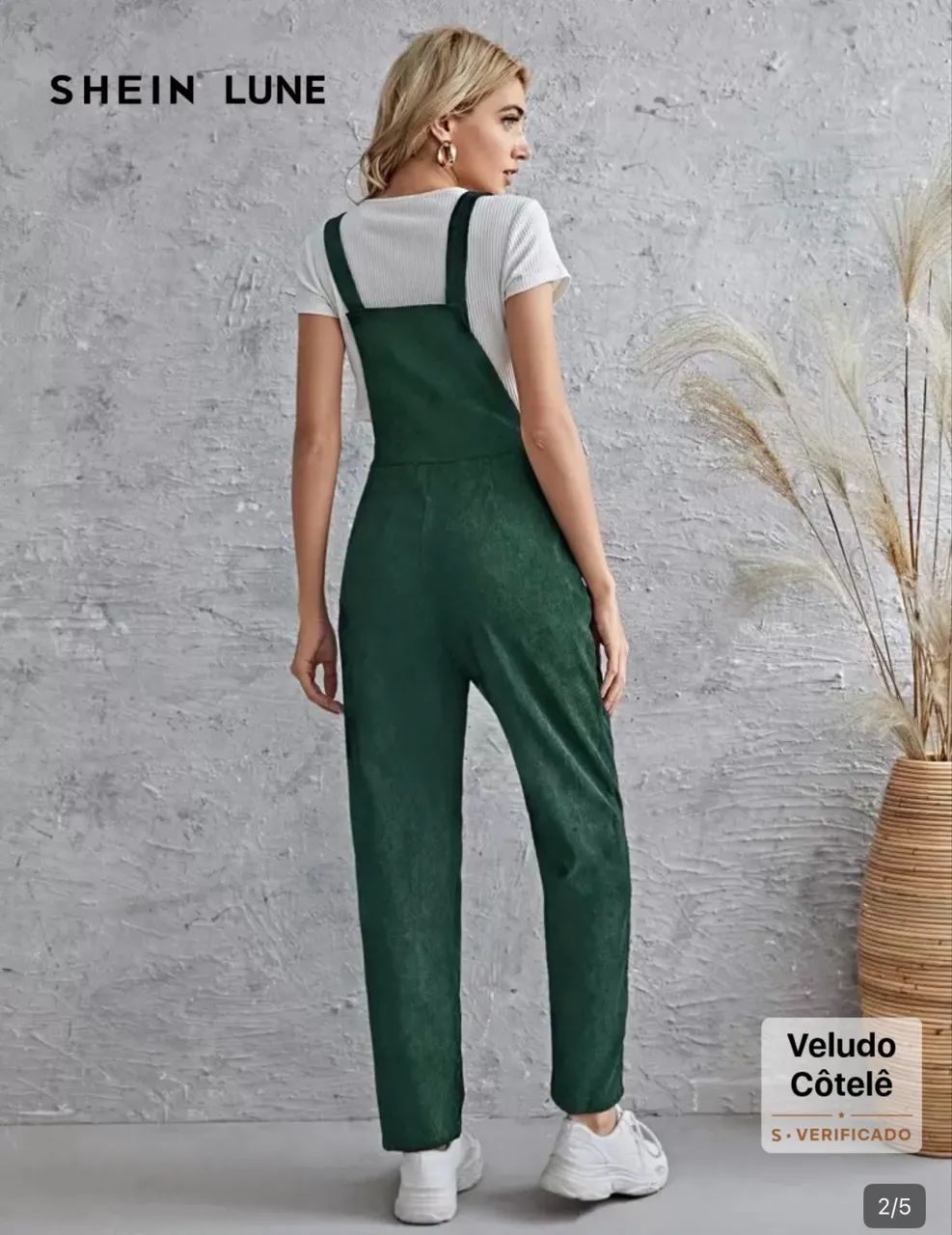 Macacão verde SHEIN LUNE  - Foto 4
