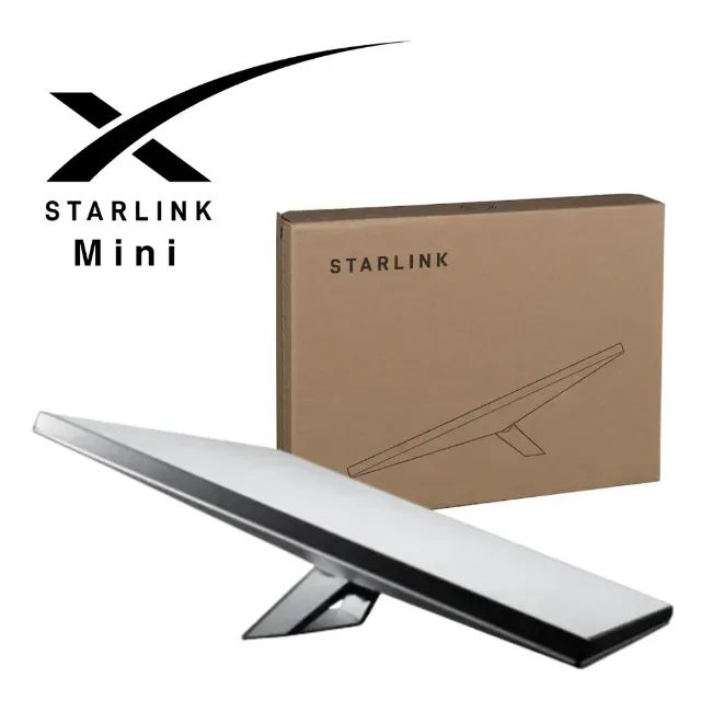 Antena Starlink Mini V4, Internet Via Satélite de Alta Velocidade, Portátil, WI-FI 5
