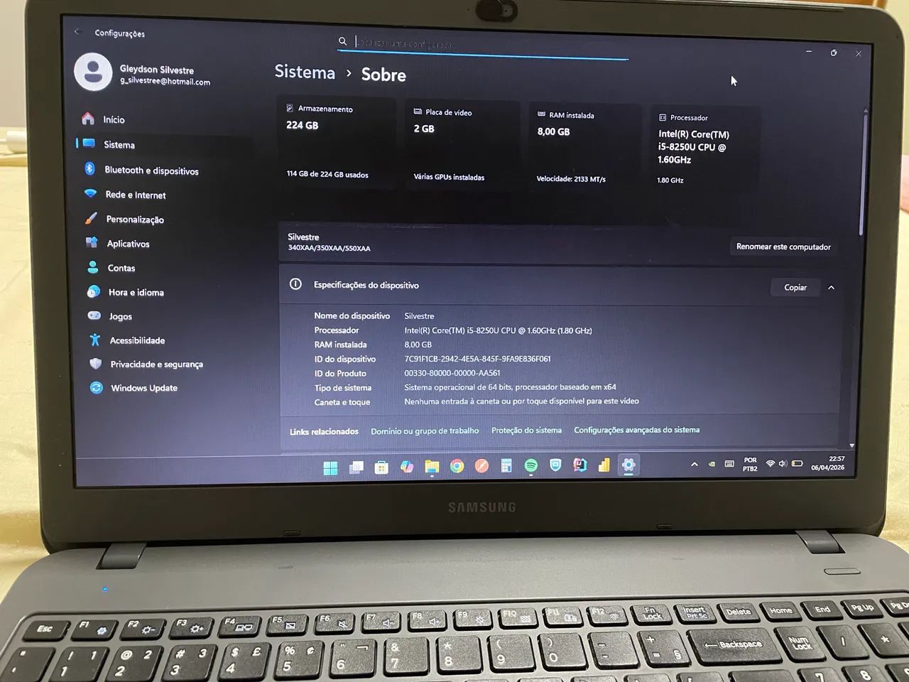 Notebook Samsung i5 - Foto 2