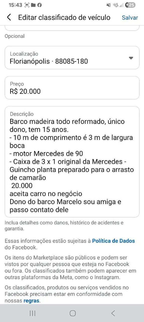 Barco de madeira  - Foto 4
