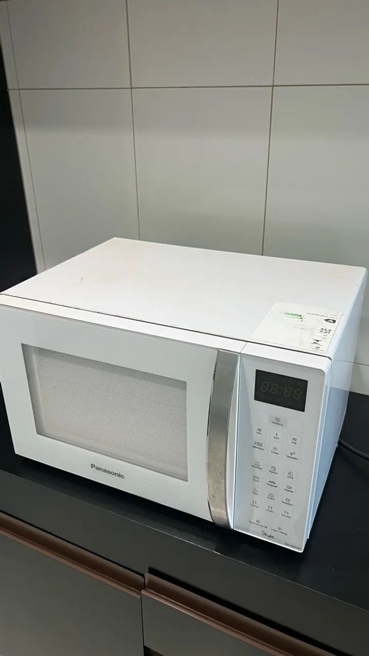Microondas panasonic branco 