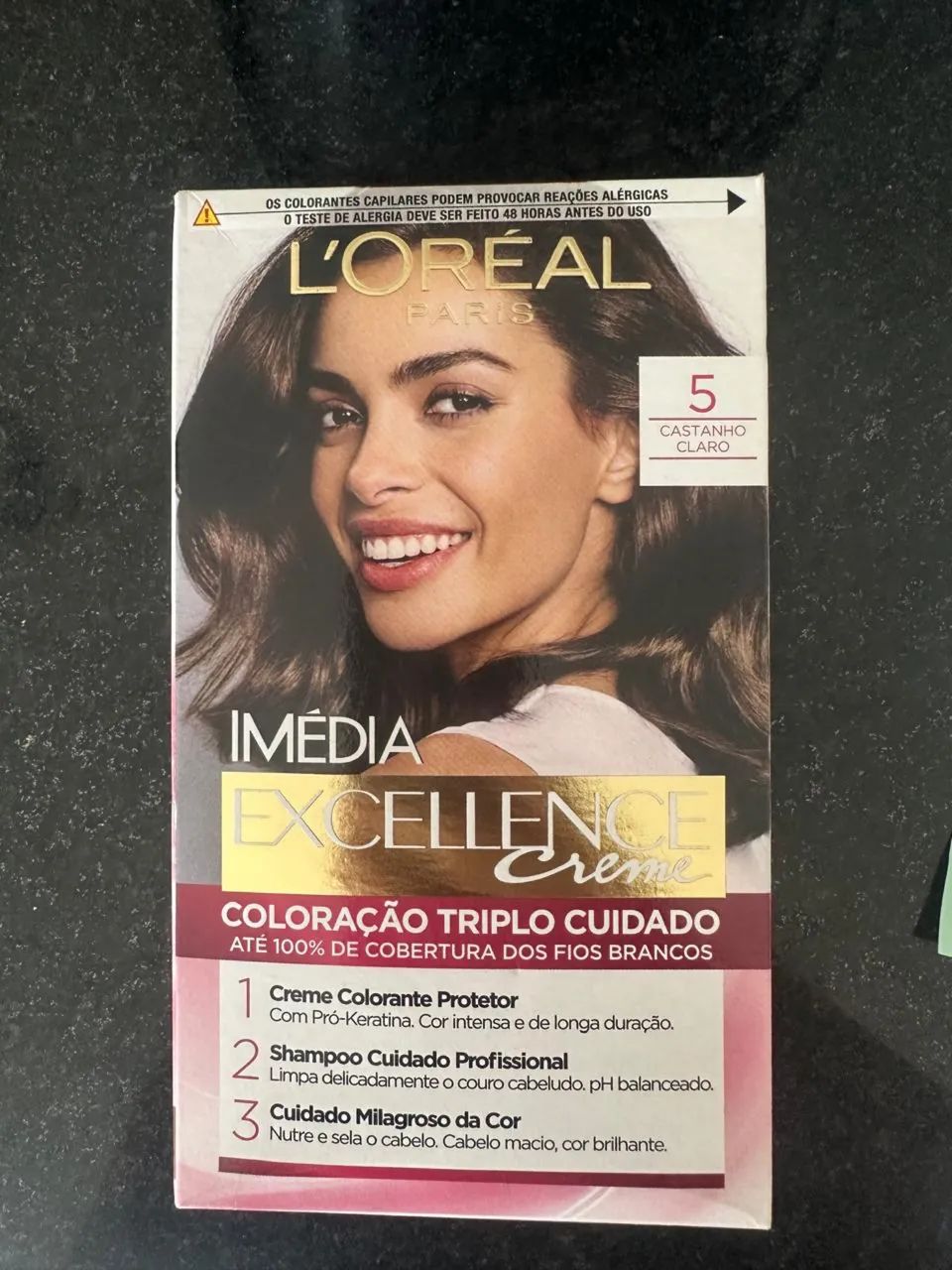 Tintura loreal imedia excellence cor 5.0