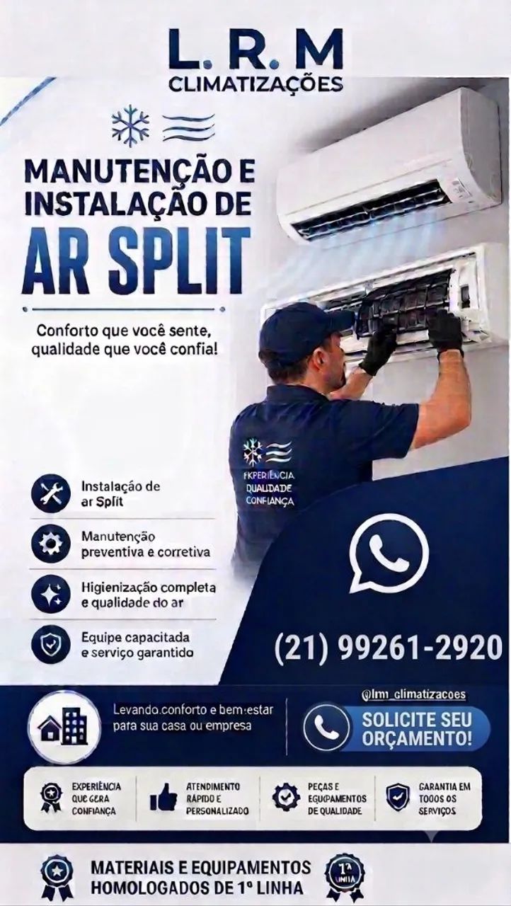Instalação e manutenção split