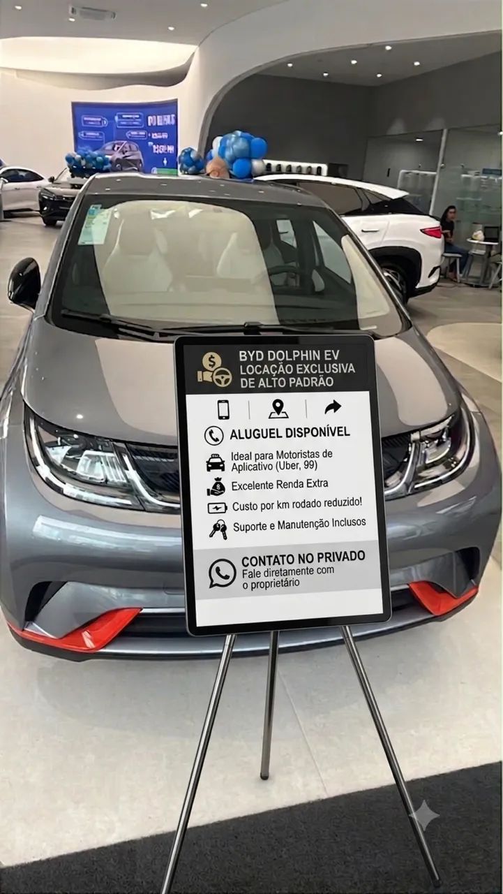 Motorista de App Alugasse BYD para Uber/ 99 Recife-PE