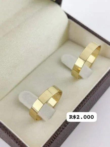 Alianças De Ouro 18K  - Foto 4