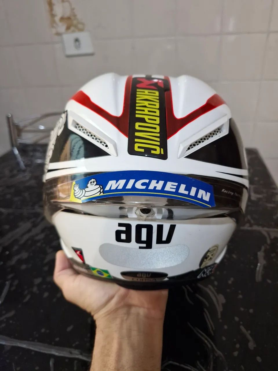 CAPACETE AGV CORSA VELOCITY EM PERFEITAS CONDIÇÕES  - Foto 3
