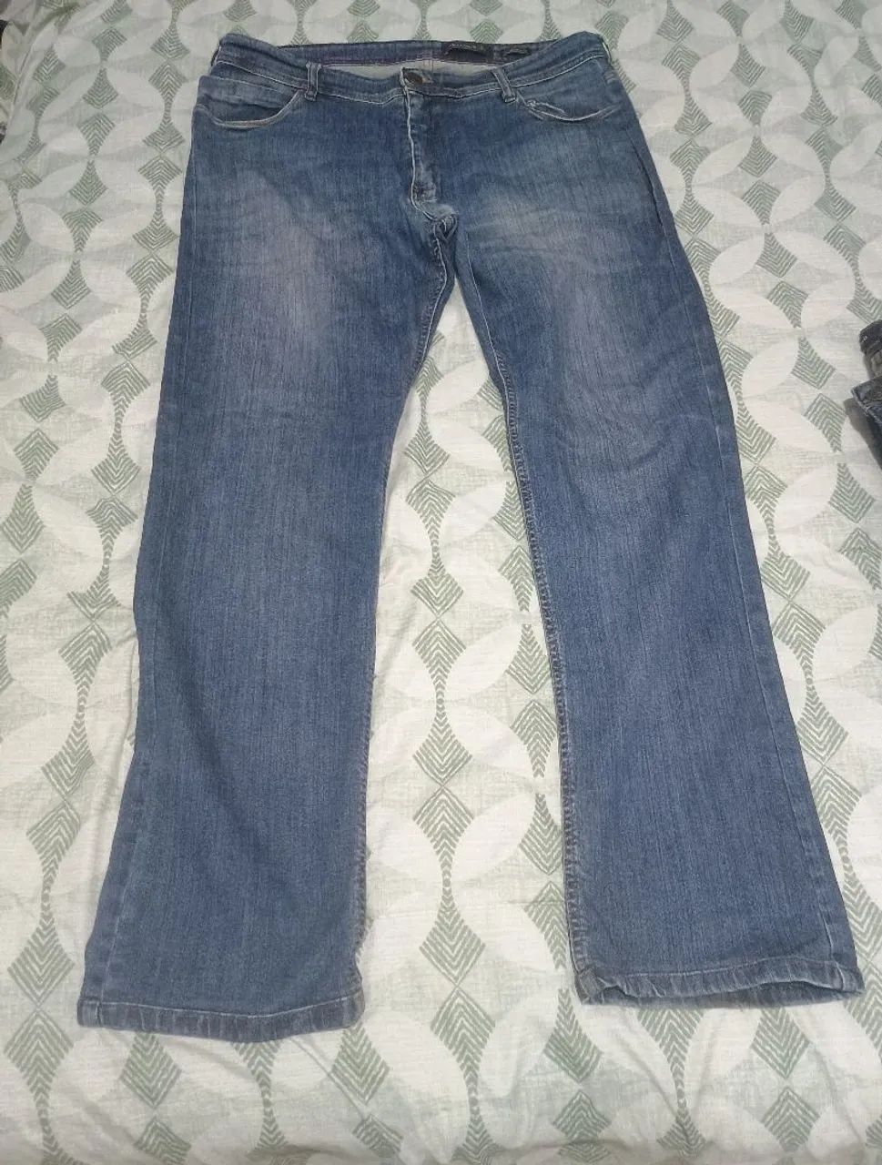 Calça jeans reta masculina 50 Marfino 
