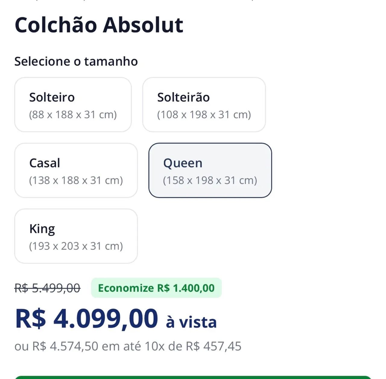 Colchão Ortobom Absolut  - Foto 2