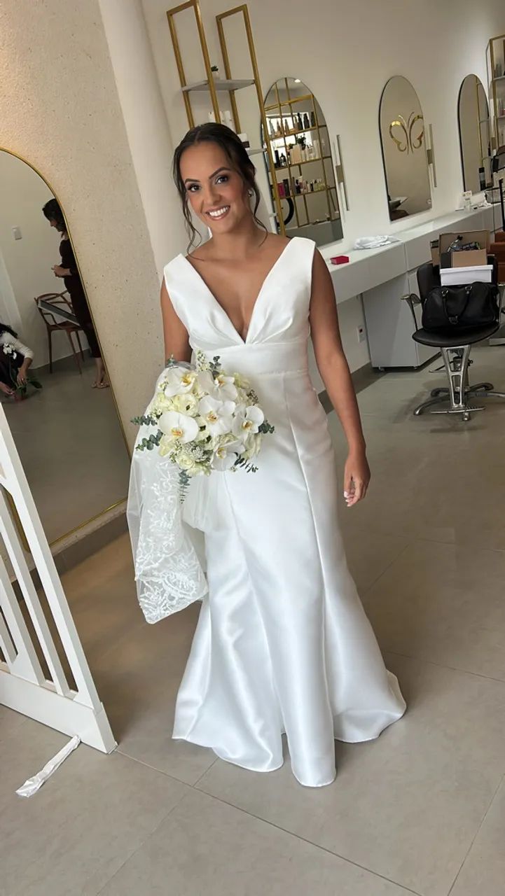Vestido de Noiva e Daminhas  - Foto 3
