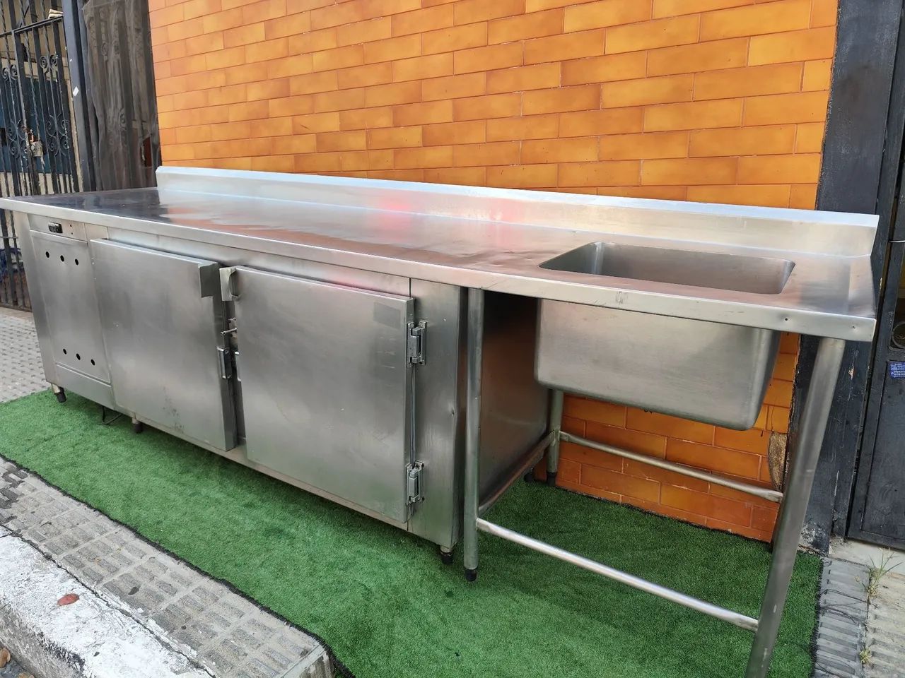 Blacao refrigerado pia inox 304  - Foto 4