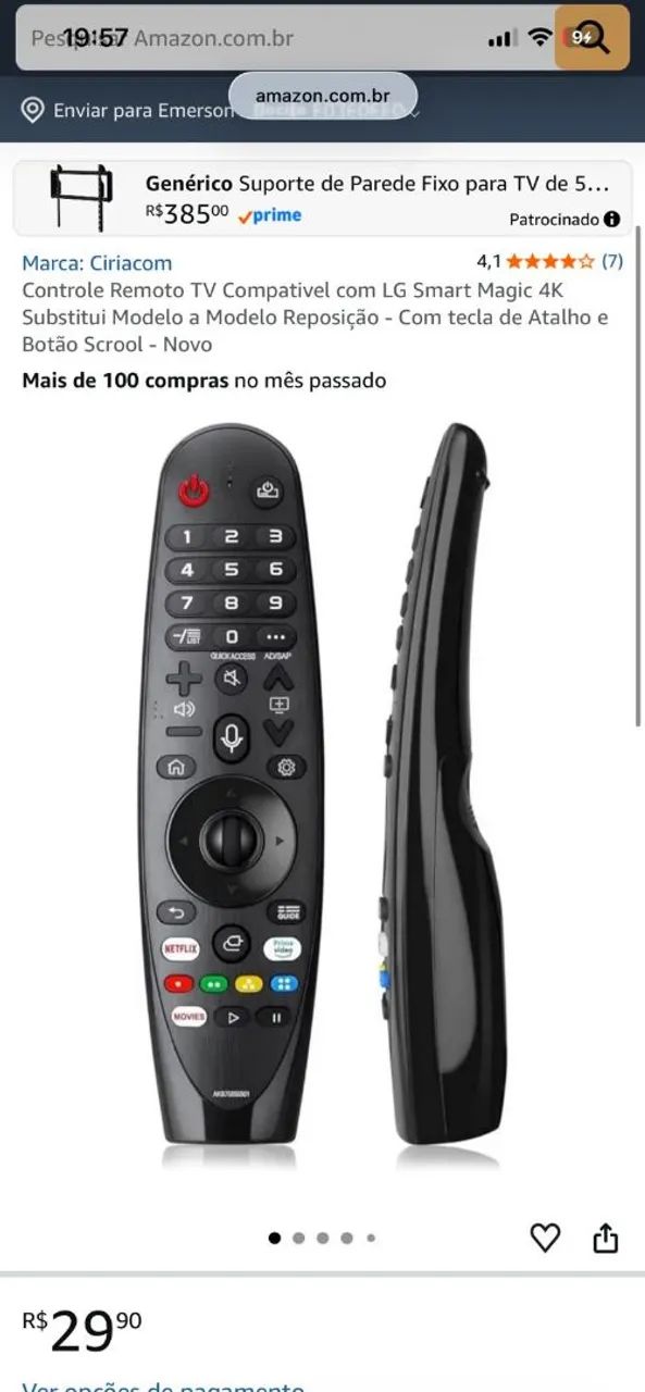 Controle LG Original  - Foto 2