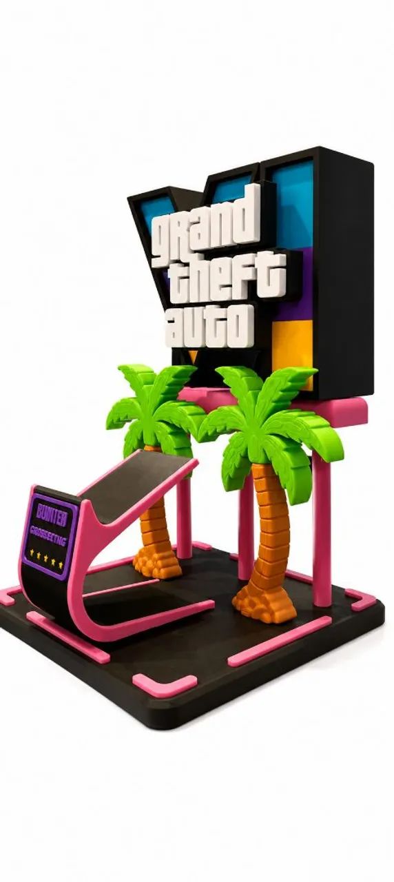 Suporte de controle universal GTA IV tropical  - Foto 2