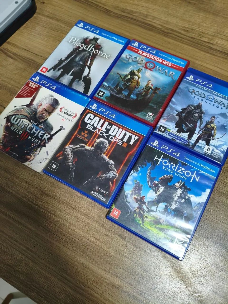 6 jogos de ps4