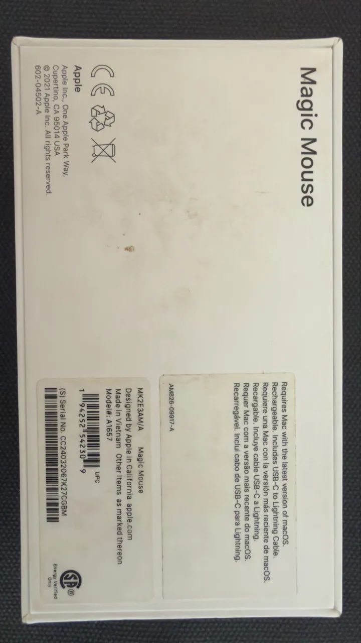 MAGIC MOUSE SEM FIO APPLE  - Foto 3