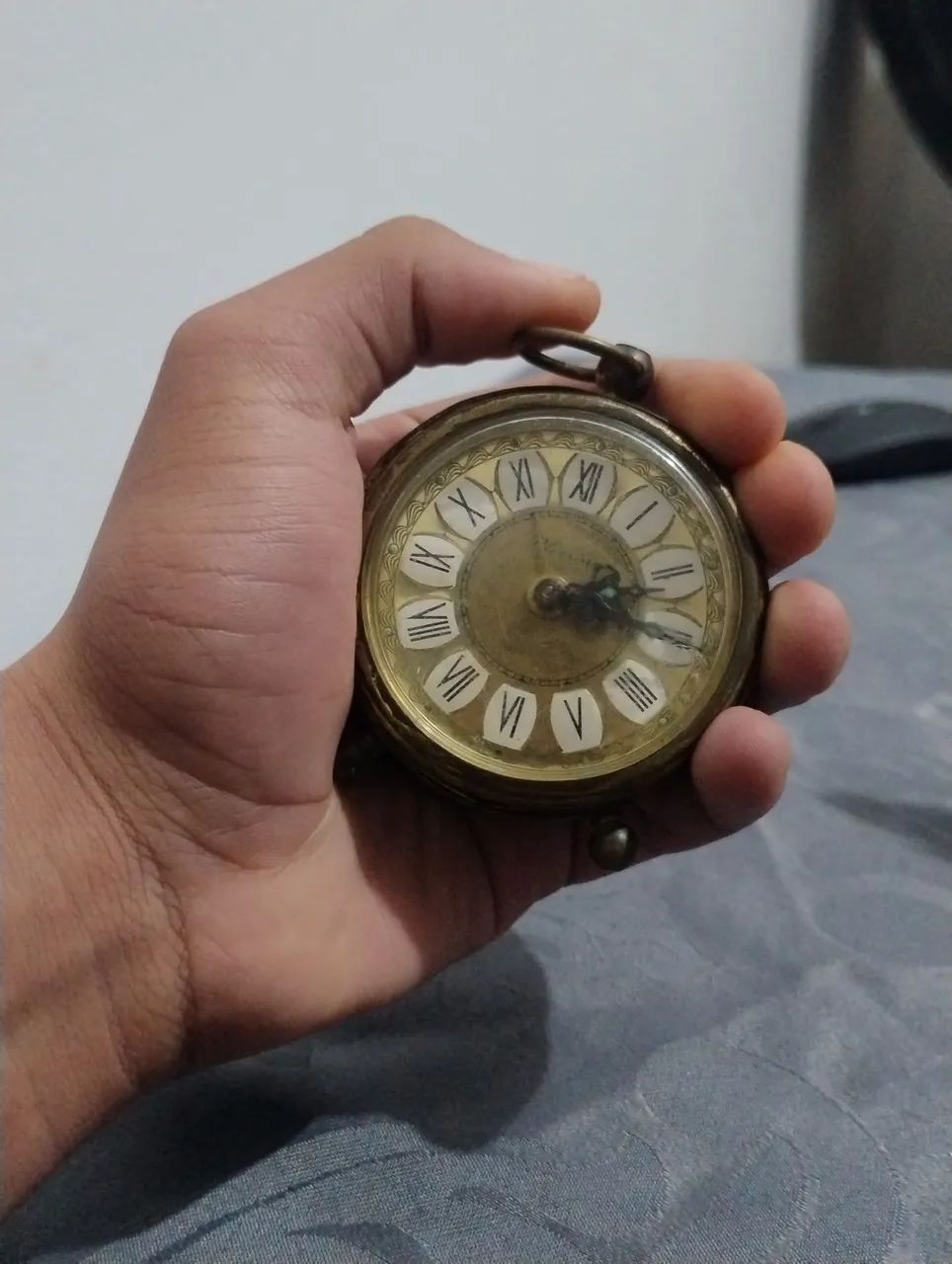 Relógio de mesa antiguidade relógio de origem alemã 