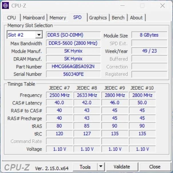 Memória DDR5 5600MHz Sodimm  - Foto 3