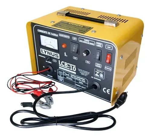 Carregador Portátil de Baterias 10A 12/24V LCB-10 220V LYNUS - Foto 2
