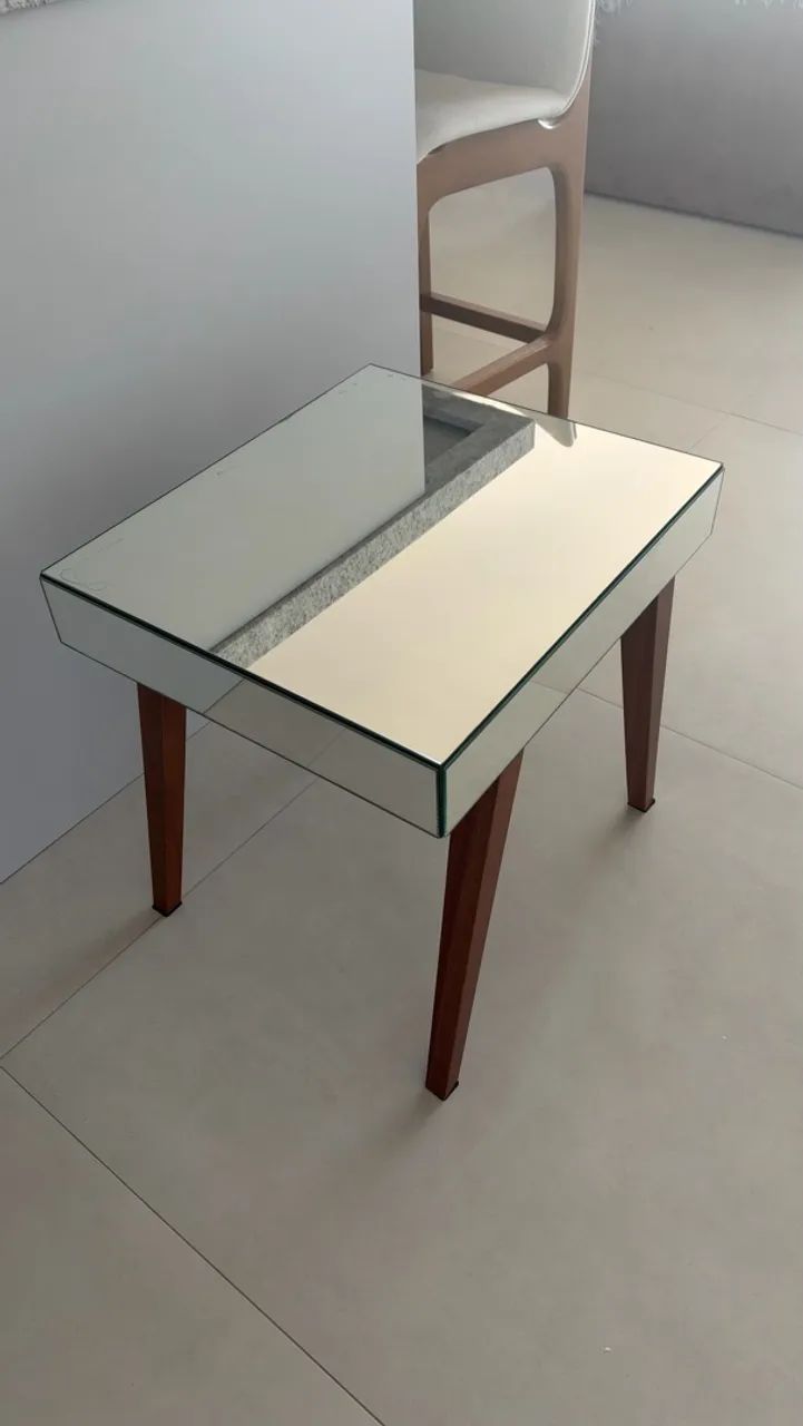 Mesa de canto espelhada - Foto 3