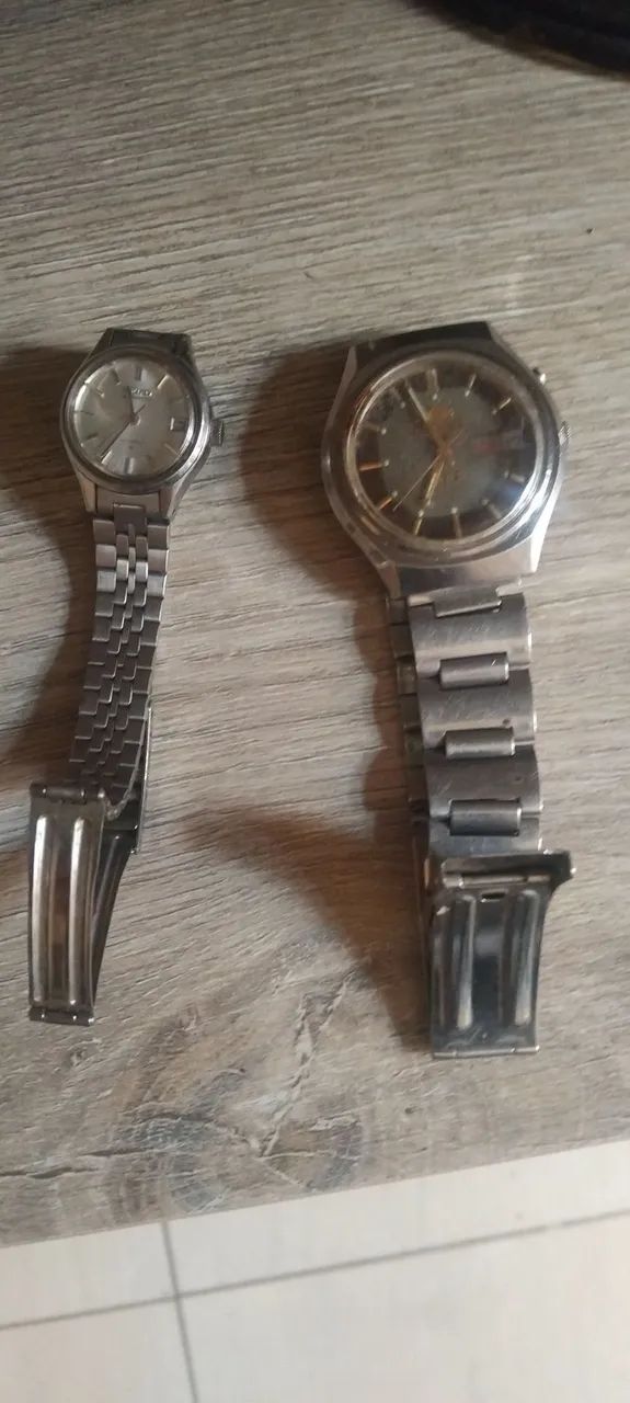 Seiko feminino e orient masculino 