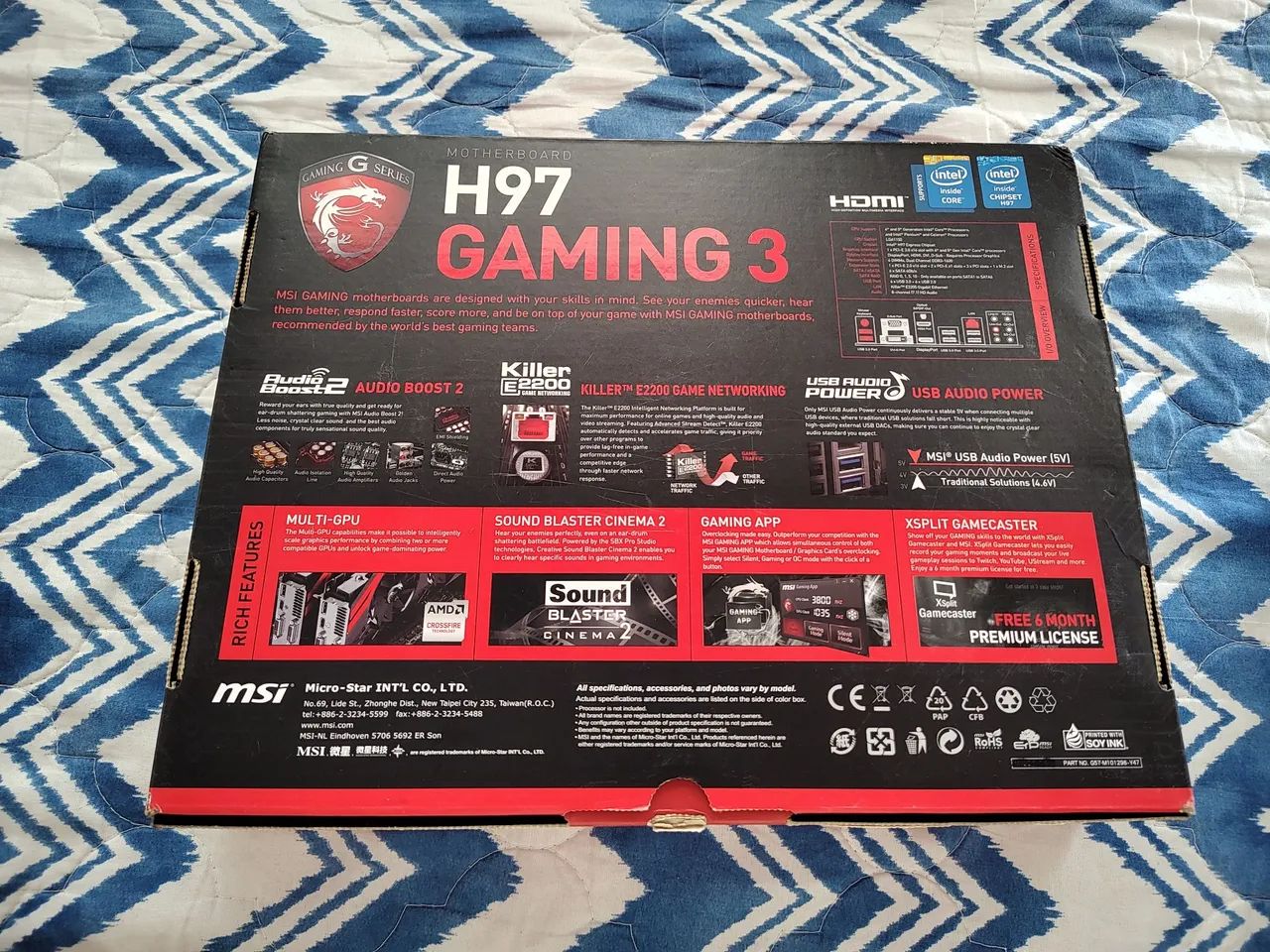 Placa mãe MSI H97 Gaming 3 - Foto 2
