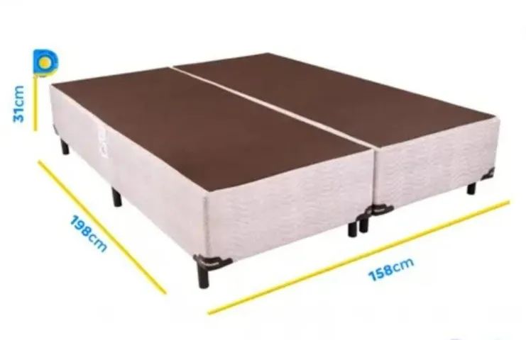 Base Box Cama Queen Size Ortobom