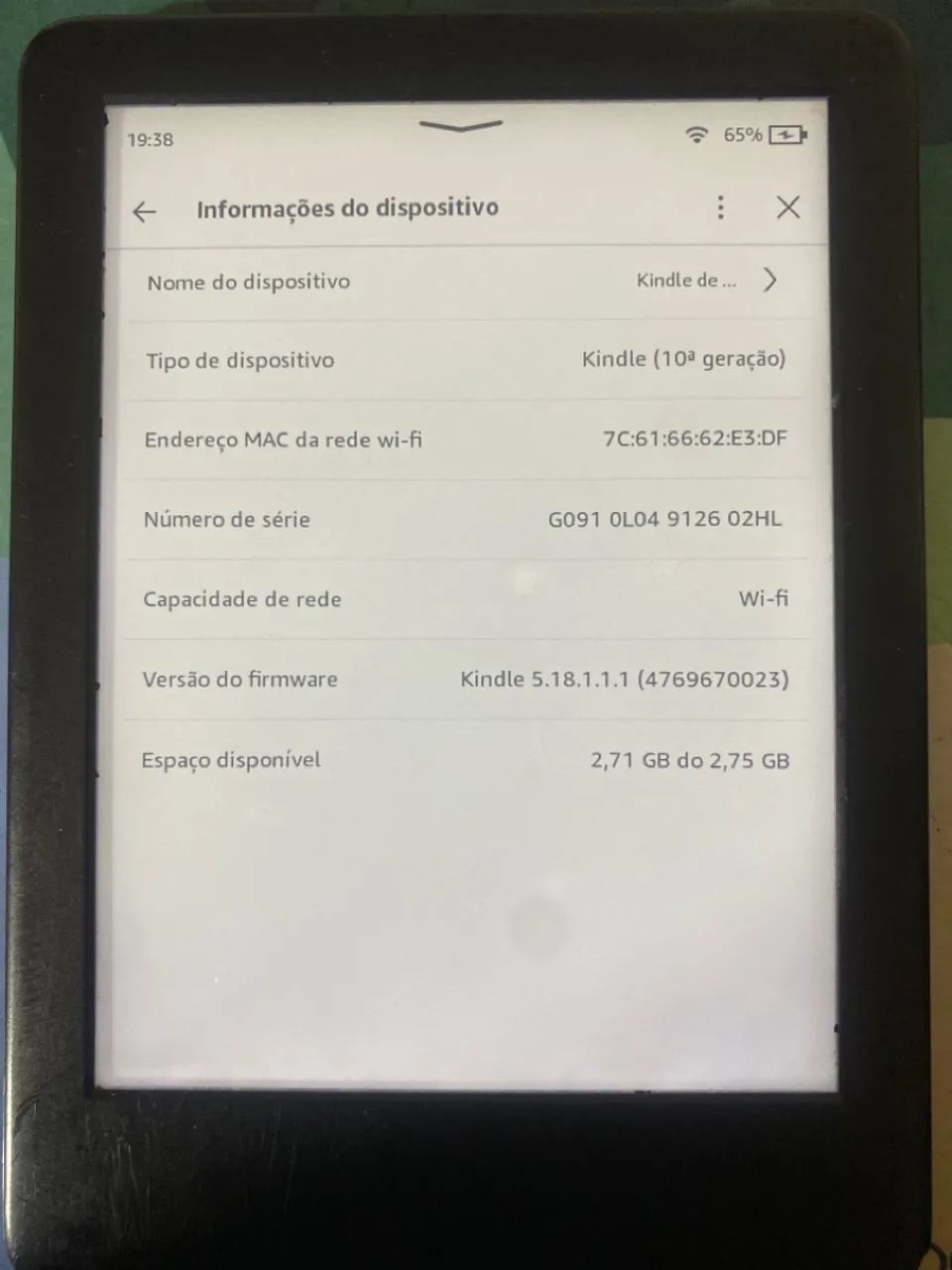 Kindle Amazon 10ª geração - Foto 3