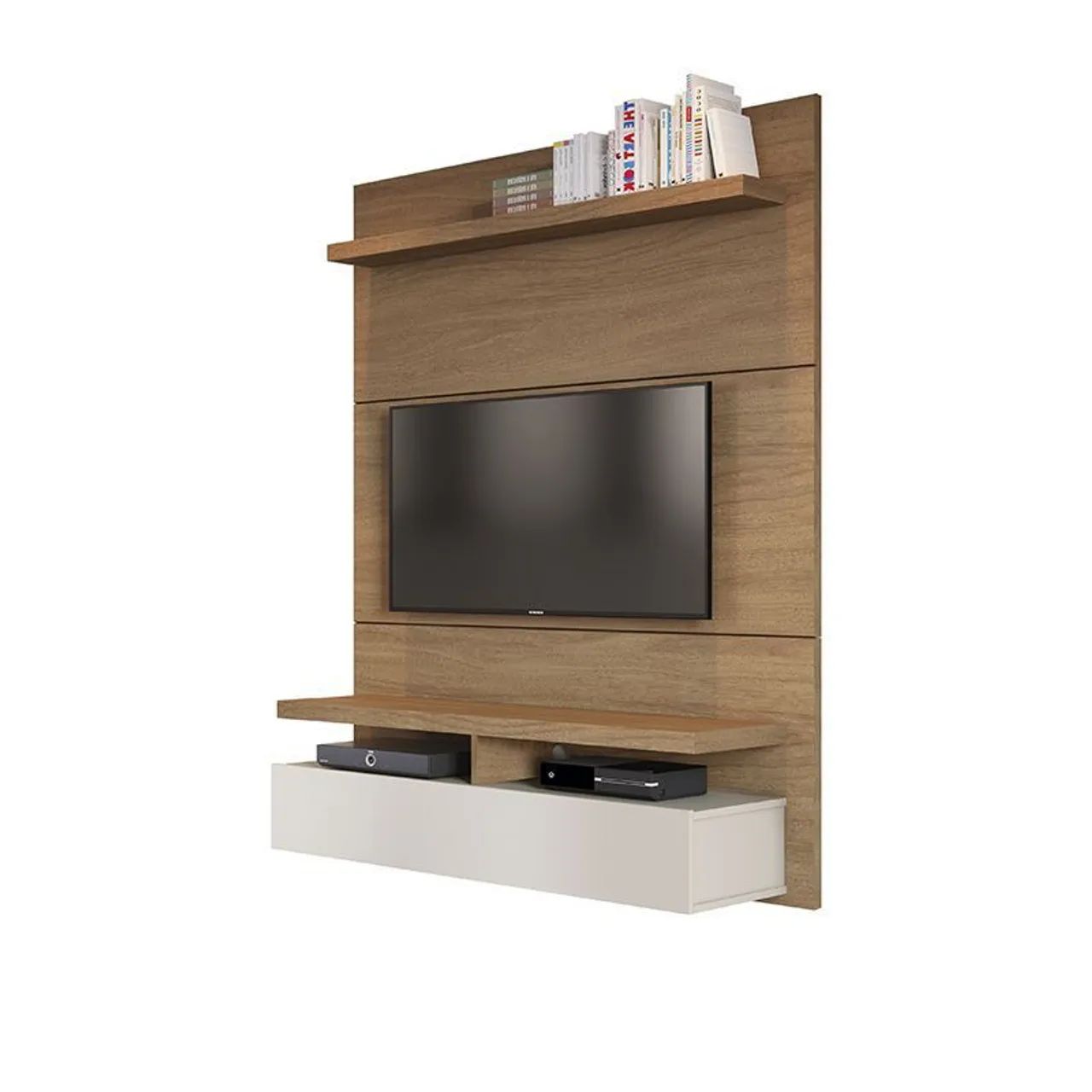 Modern and Elegant TV Panel + Stand for TVs up to 54 Inches Made of MDF