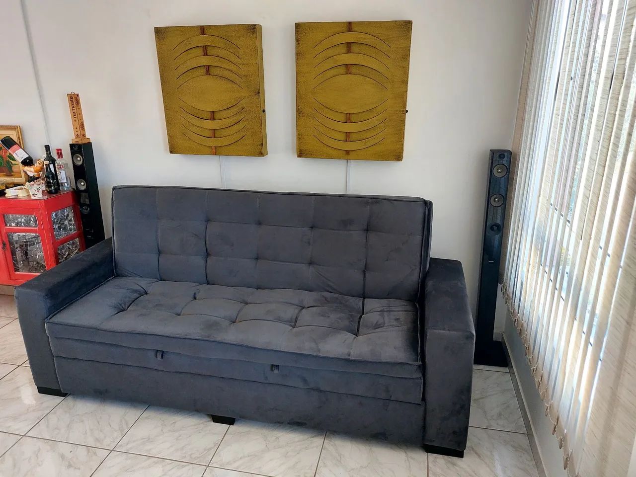 OPORTUNIDADE: Sofá-cama Miami novo - Foto 3