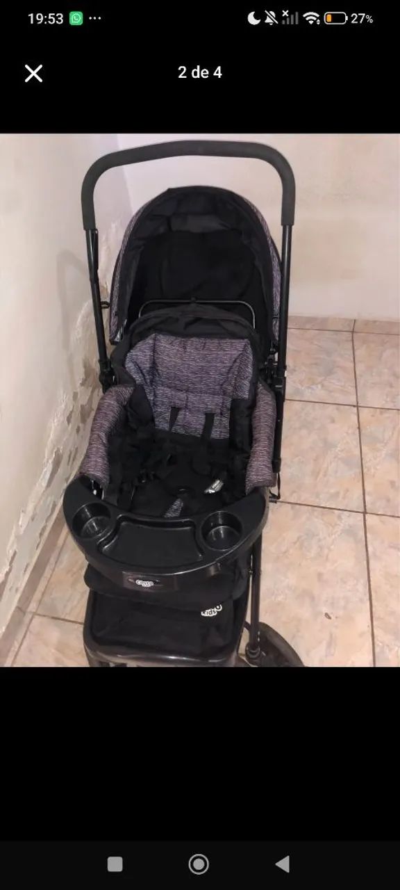 Vendo carrinho de bebê  - Foto 3