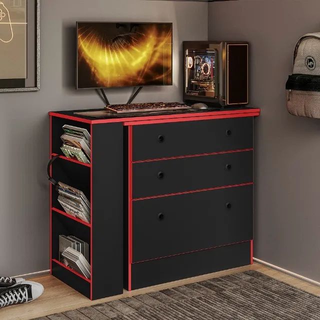 COMODA GAMER NOVA A PRONTA ENTREGA