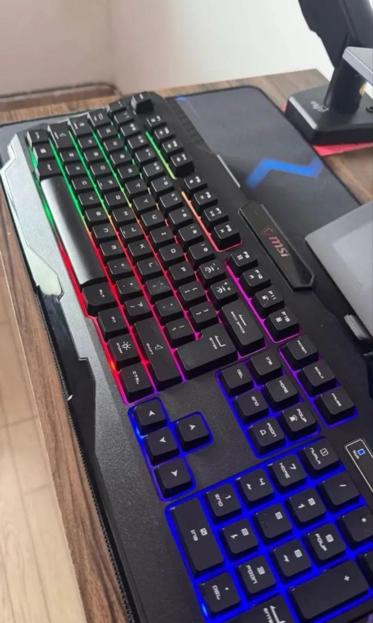 Kit teclado e mouse MSI Forge Gk100 - Foto 4