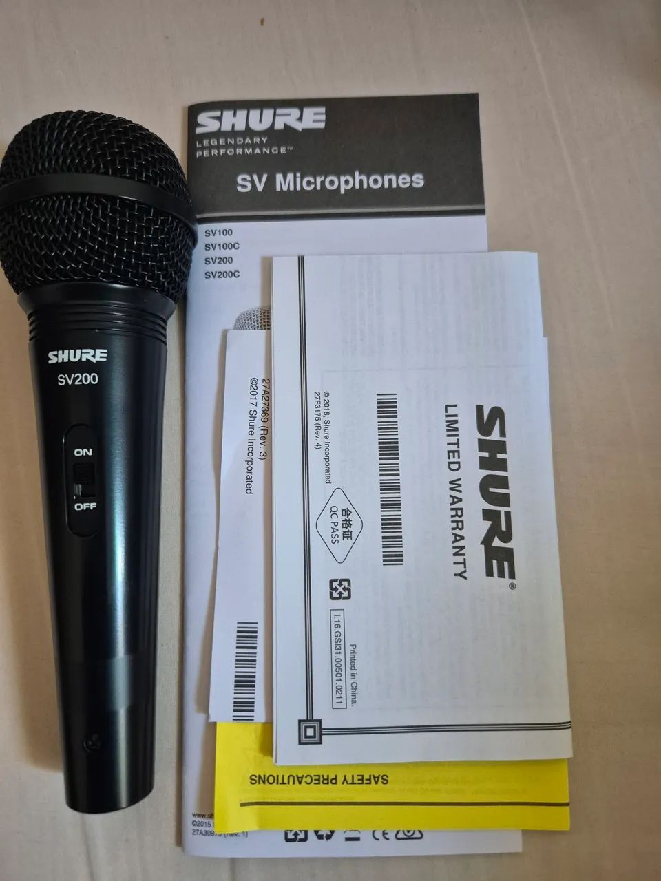 MICROFONE SHURE SV200  - Foto 2