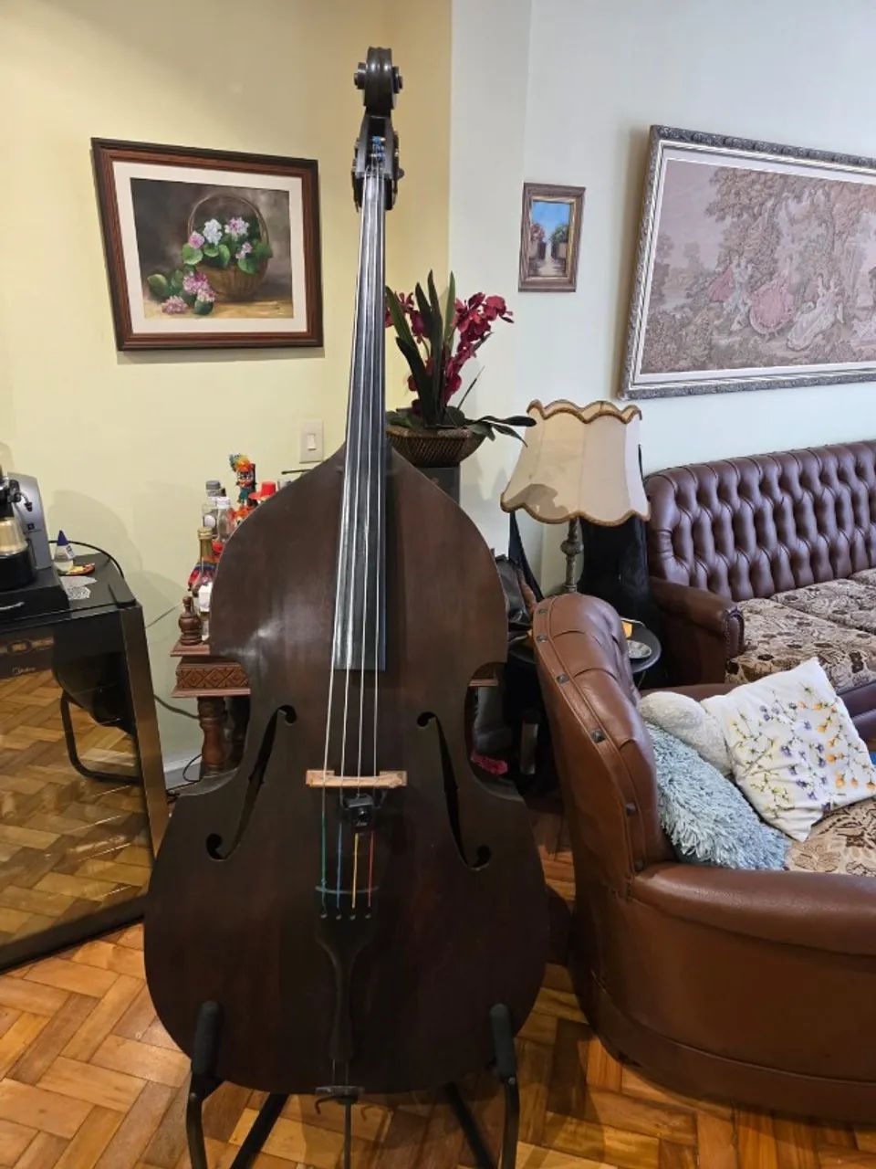 Contrabaixo acústico 3/4 - Luthier - Foto 3