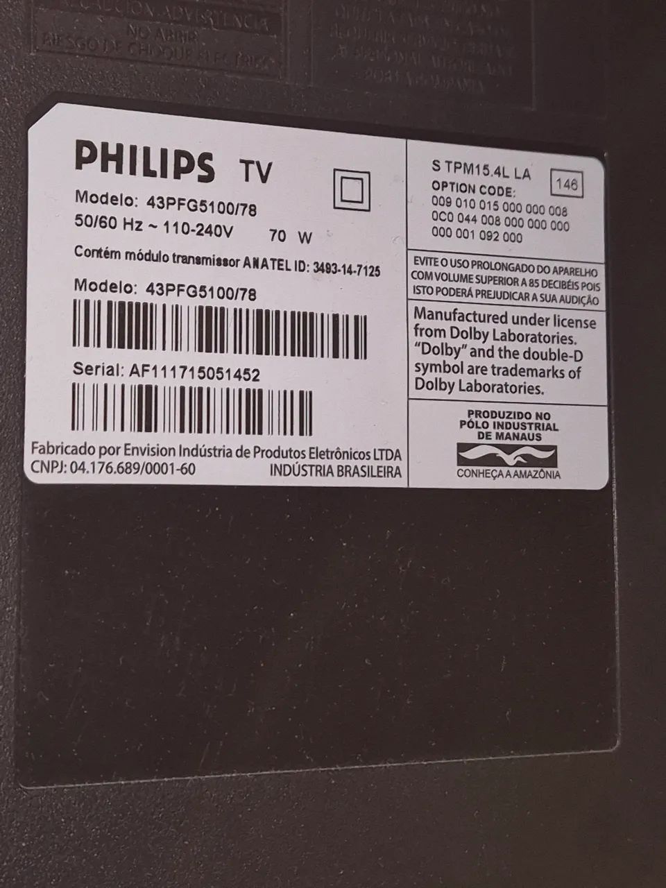 TELEVISOR PHILIPS 43 POLEGADAS - Foto 5
