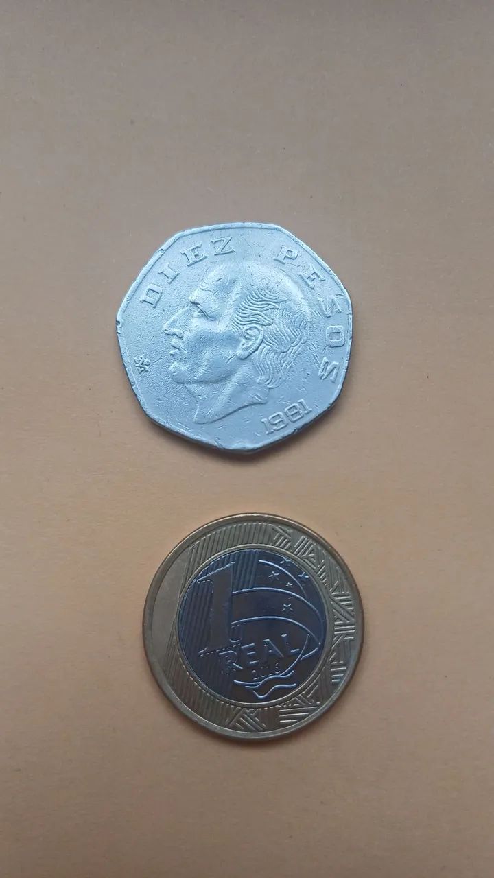Moeda 10 Pesos Mexicano 1981 - Foto 5