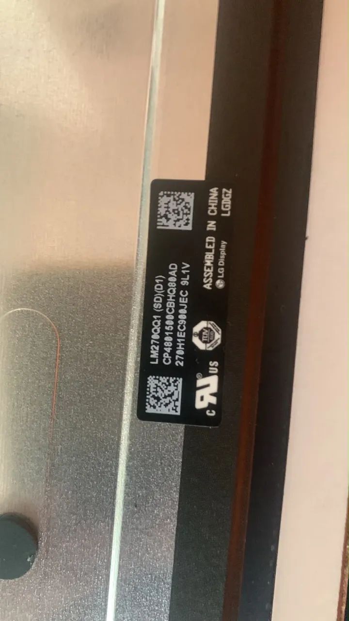 Tela iMac  pro 27 5k 