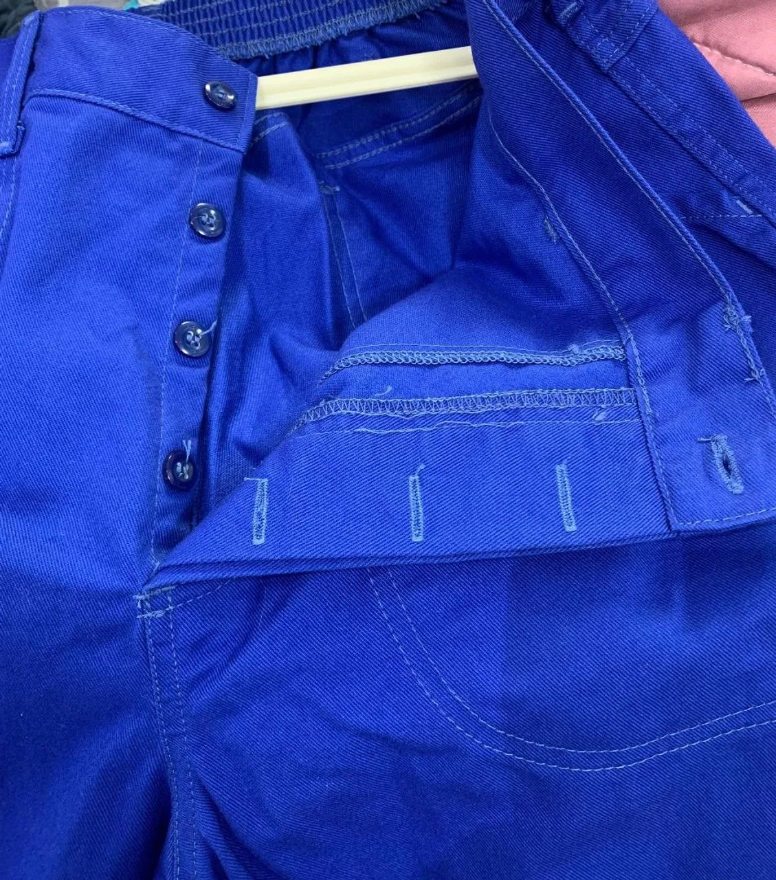 Uniforme Calça e Camisa Azul Eletricista Antichamas  - Foto 4