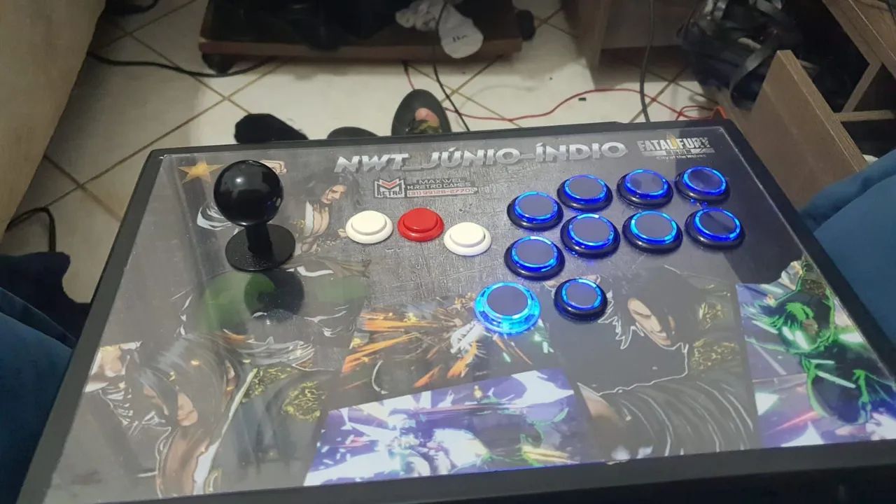 Arcade Stick Artesanal Híbrido  - Foto 4
