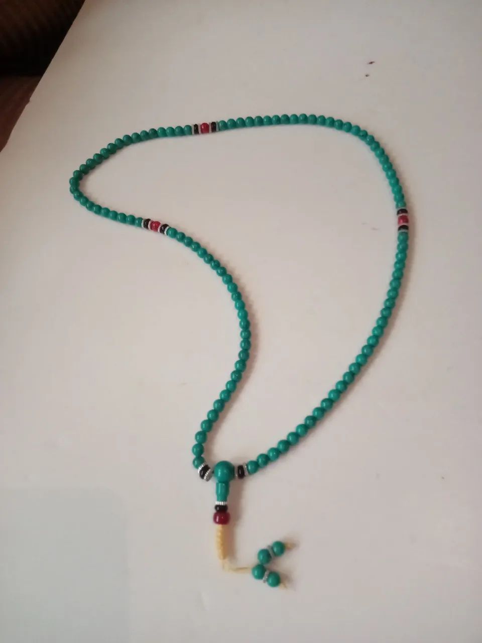 Colar diapamala em turquesa tibetano - Foto 2