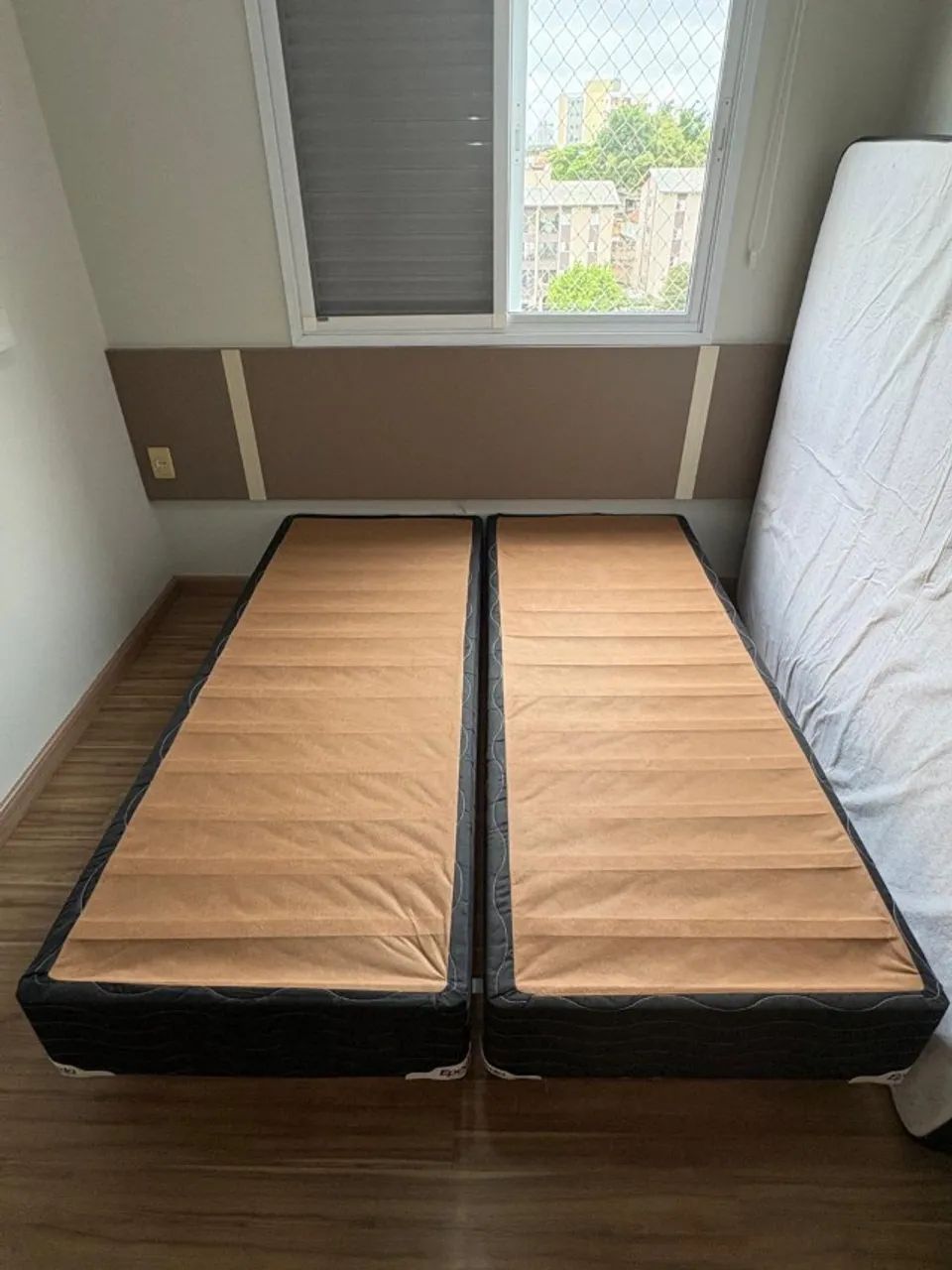 Cama Box Queen (Base+ Colchão) - Usado - Foto 3