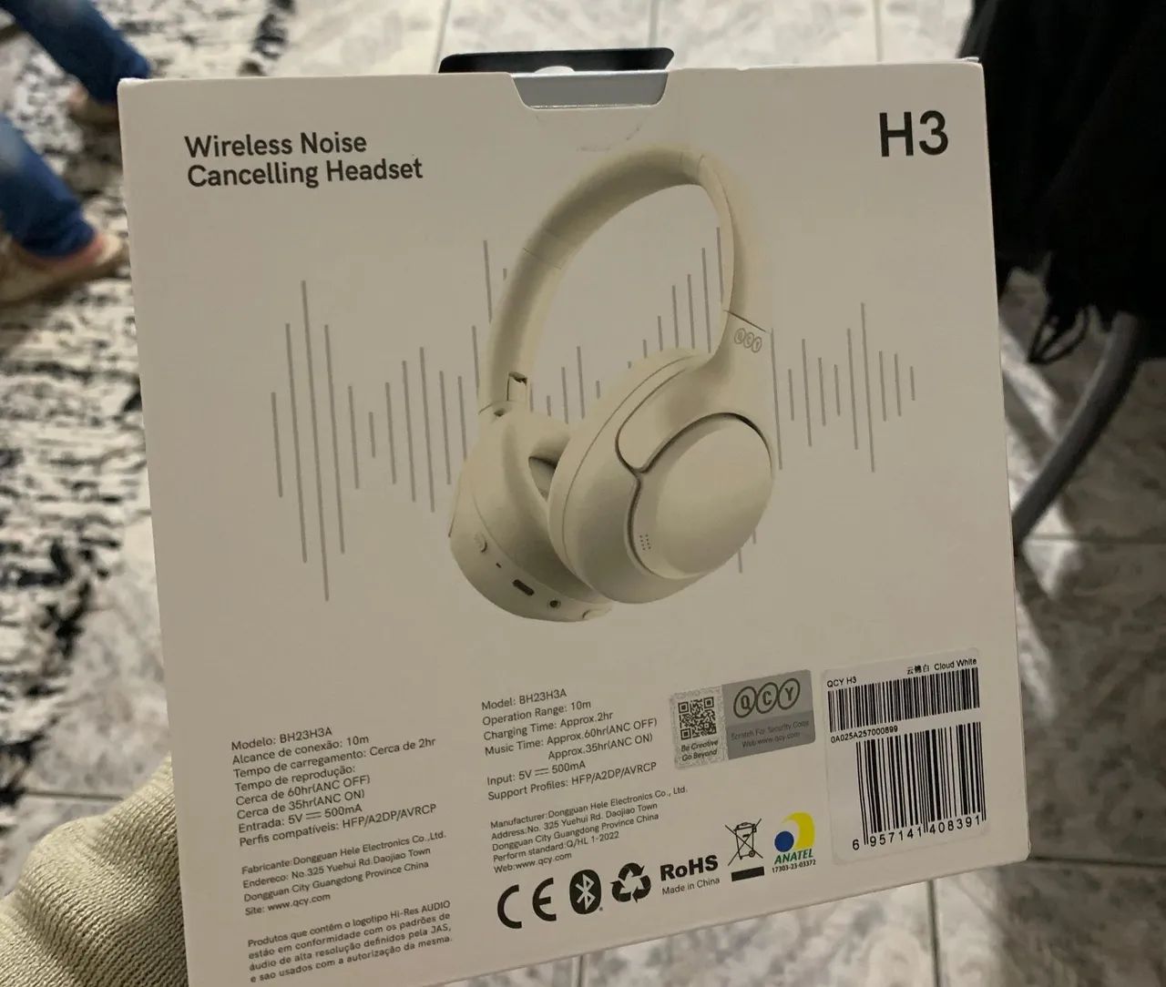 Fone QCY H3 (NOVO, LACRADO)
