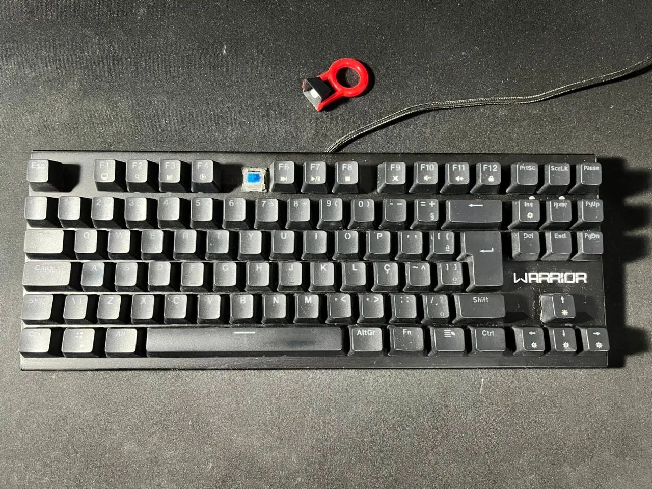 Teclado mecânico TKL WARRIOR. Switch OUTEMU AZUL.  - Foto 2