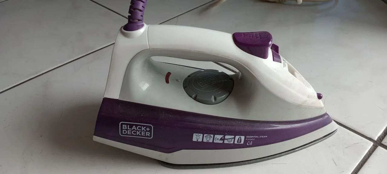 Ferro de passar a vapor black+decker fx1000