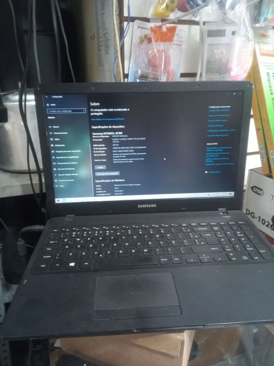 Notebook Samsung core i3 6006u