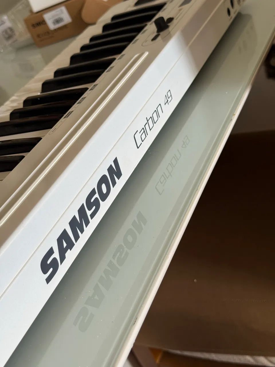 da style printTホワイトS Teclado Controlador Midi Usb Samson Carbon 49 Teclas