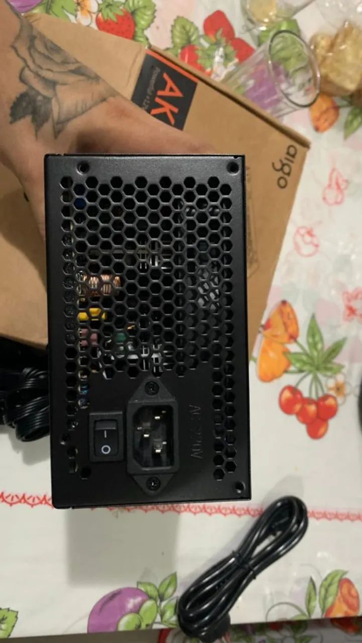 Fonte Gamer Aigo 600w - Foto 4