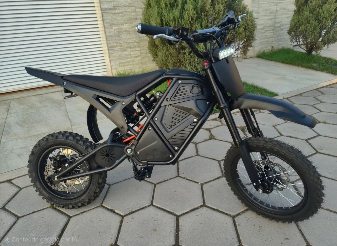 Bike elétrica estilo motocross Estoque em SP - Foto 2