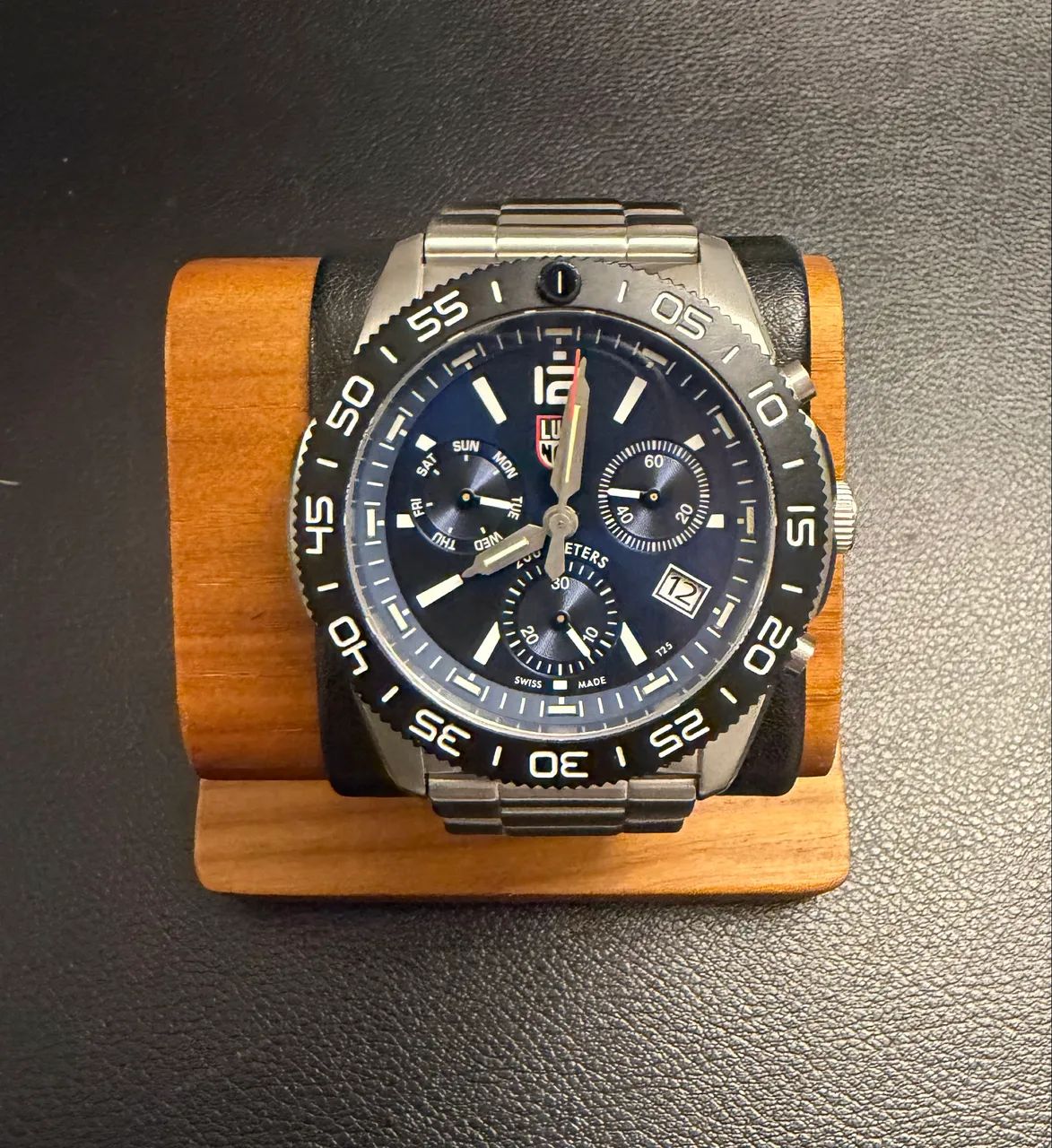 Relógio Luminox Pacific Diver Cronógrafo + Pulseira Extra - Foto 3
